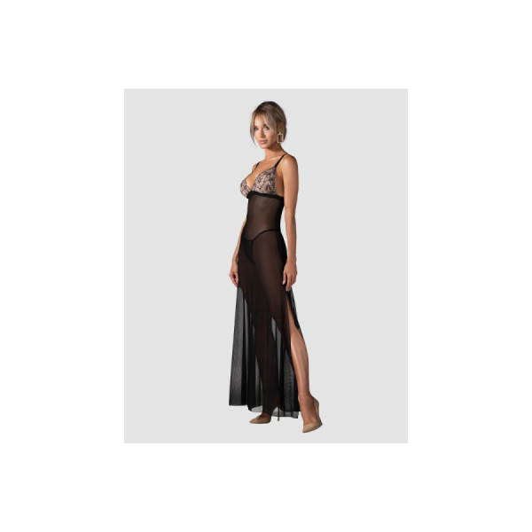 Vila blanes nuisette longue - Noire